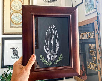 GHOST FRAMED EMBROIDERY