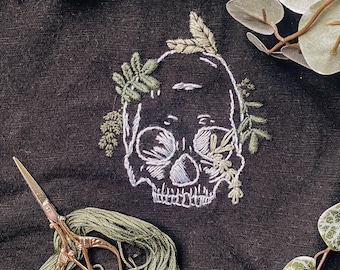 CUSTOM SKULL DRESS Embroidery