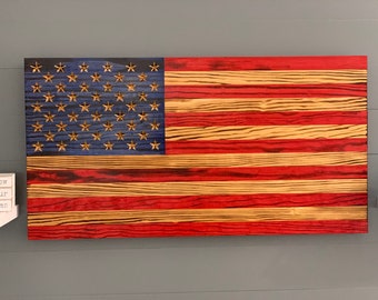 Custom Carved Flag Personalization