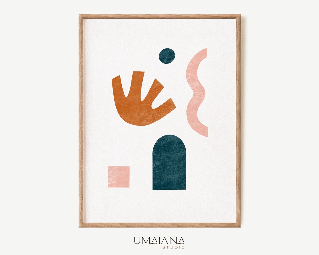 Geometric Printable Wall Art Digital Print Neutral Wall Art - Etsy