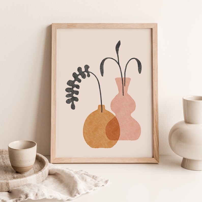 Abstract Desert Still Life Printable Wall Art Digital Print Neutral Wall Art Boho Decor Abstract Art Print Instant Download Minimalist Print image 5