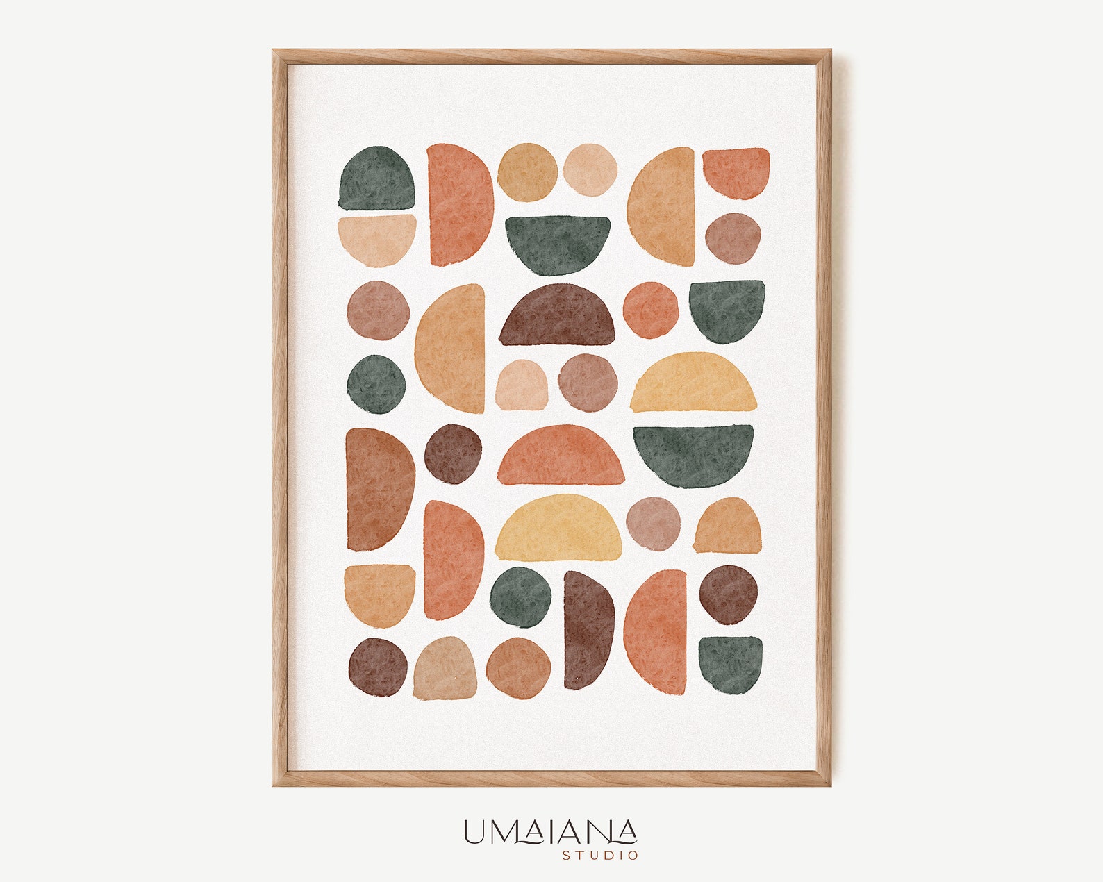Geometric Printable Wall Art Digital Print Neutral Wall Art Etsy