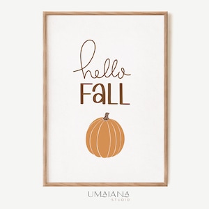 Druckbare Herbst Wand Kunst Kürbis Kunst Herbst Drucke Herbst Poster Herbst Wand Kunst Herbst Druck Herbst Druck Herbst Dekor Digitaldruck