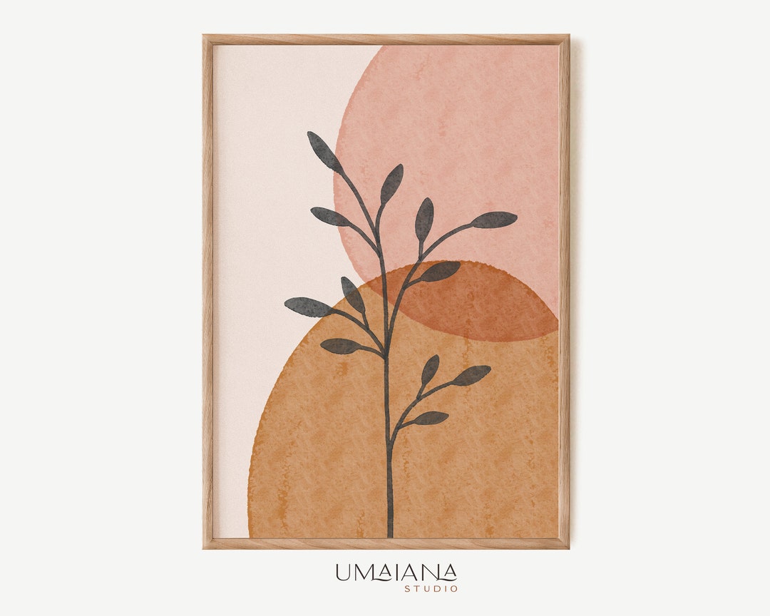 Botanical Printable Wall Art Digital Print Neutral Wall Art Boho Decor ...