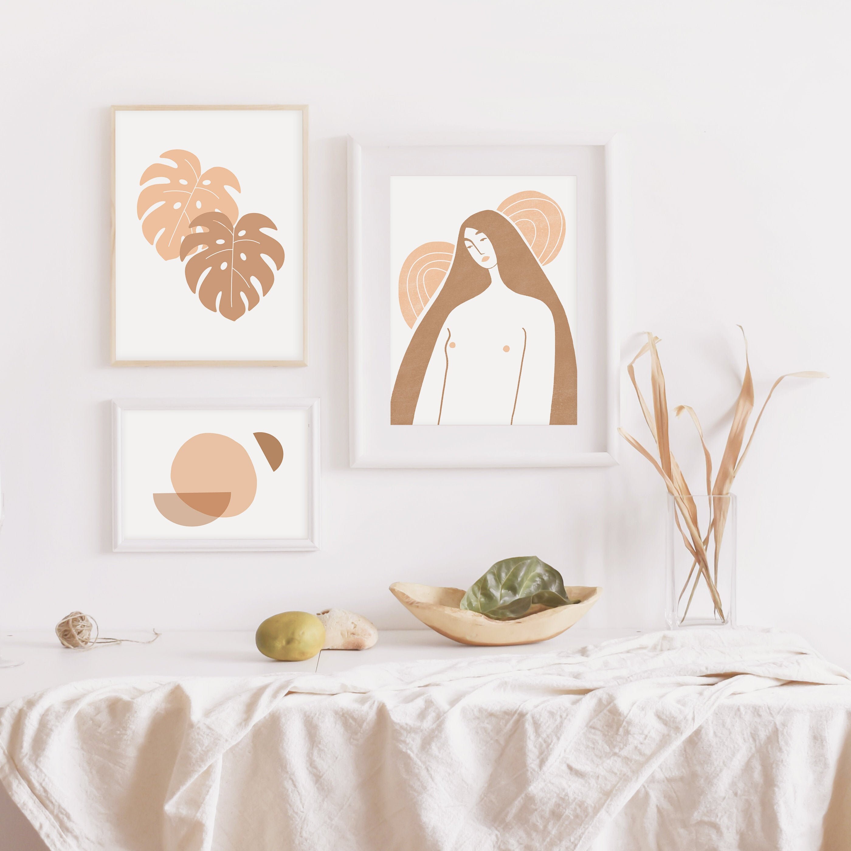 Gallery Wall Set Of 3 Digital Prints Printable Wall Art Etsy