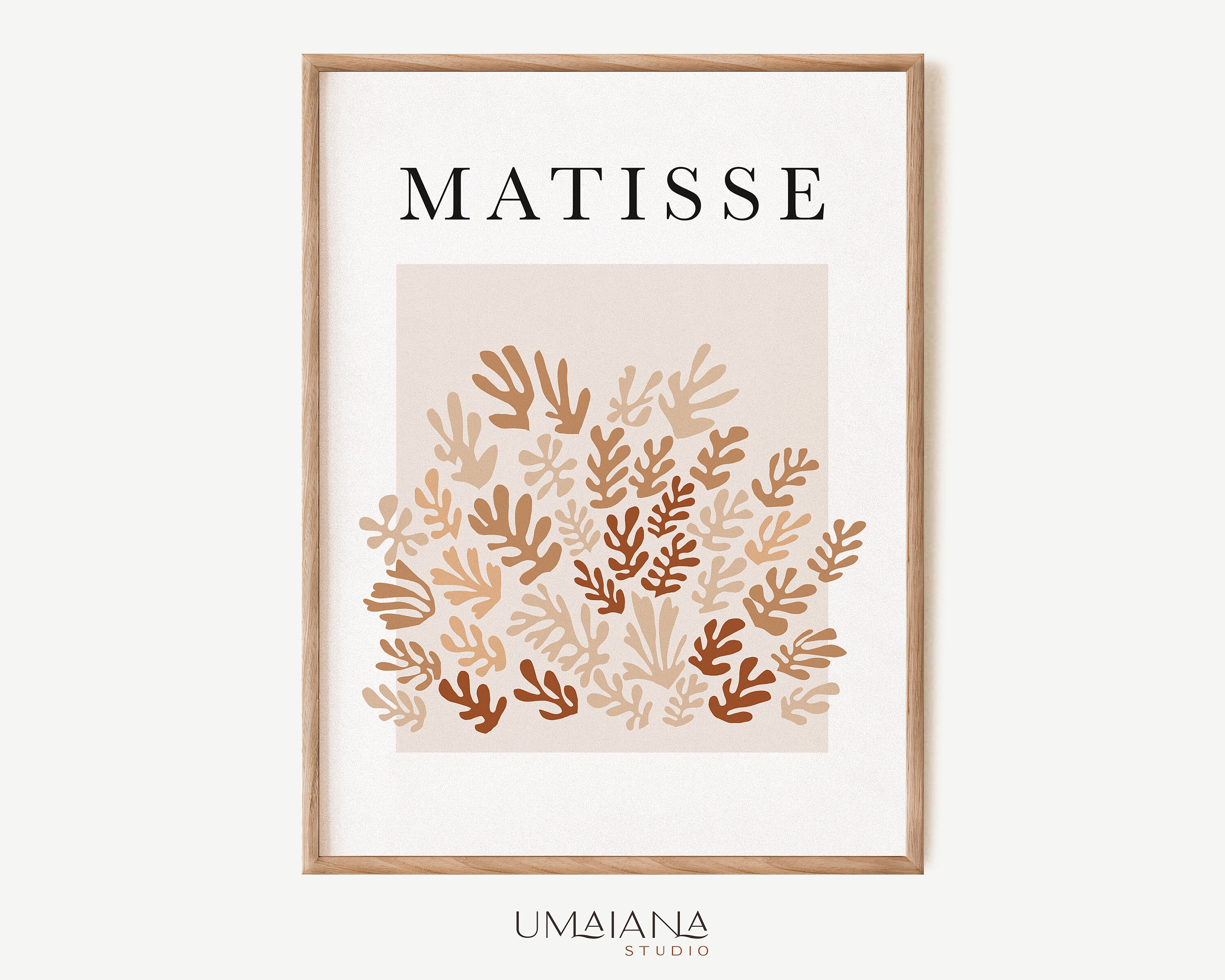 Henri Matisse Abstract Printable Wall Art Instant Download Digital Art Aesthetic Modern Print Neutral Wall Art Boho Decor Minimalist Print