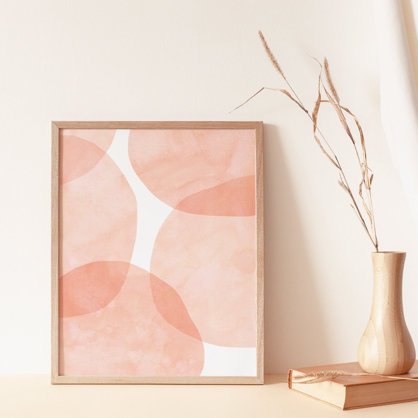 Abstract Watercolor Printable Wall Art Digital Print Neutral - Etsy