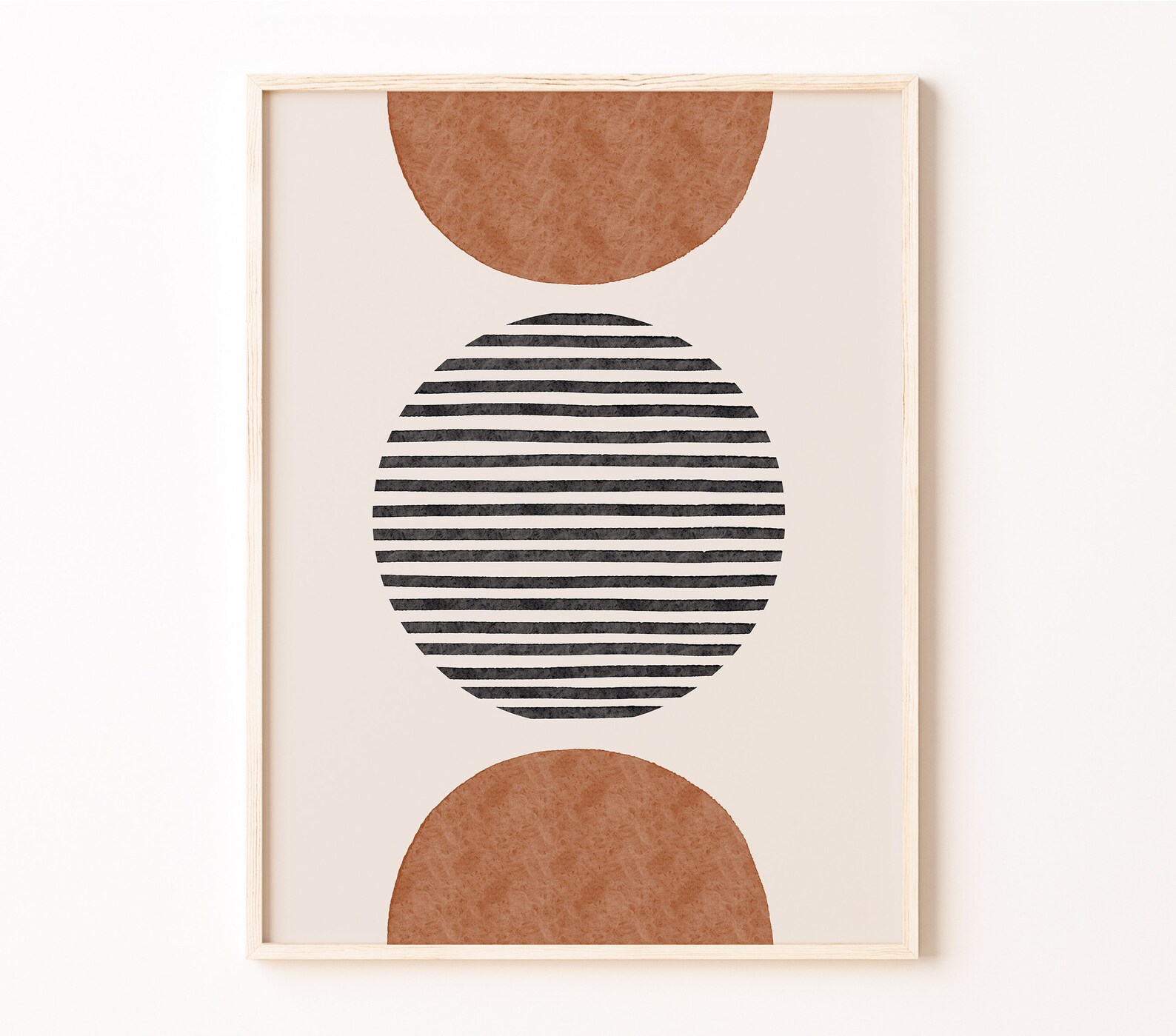 Geometric Printable Wall Art Digital Print Neutral Wall Art - Etsy