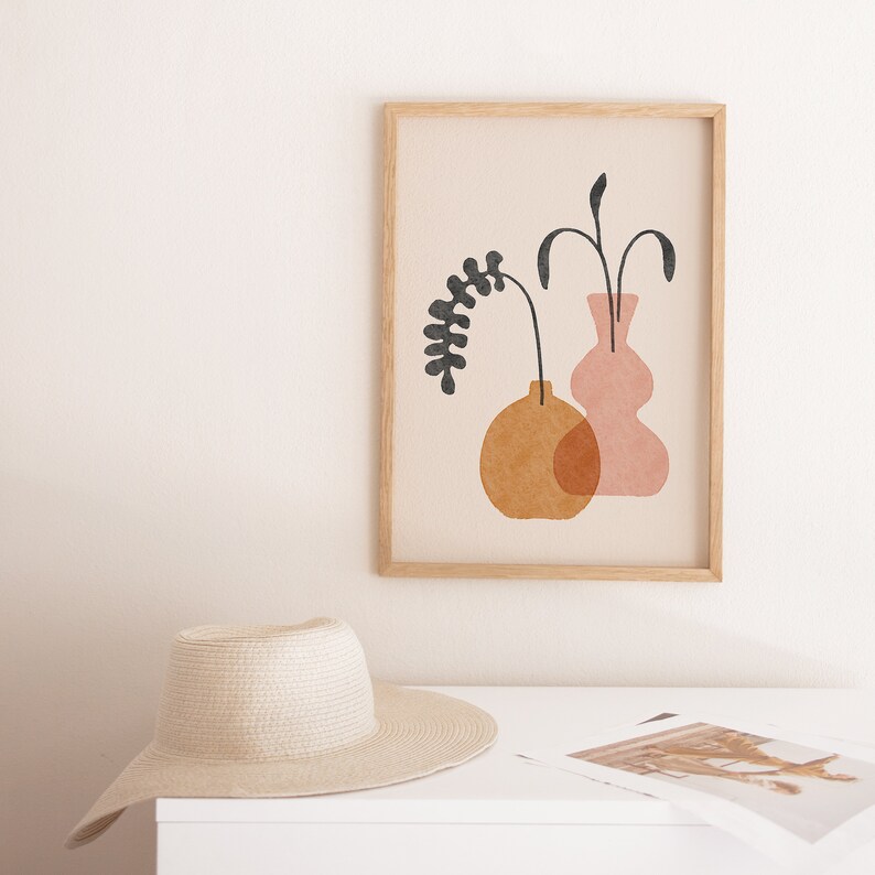 Abstract Desert Still Life Printable Wall Art Digital Print Neutral Wall Art Boho Decor Abstract Art Print Instant Download Minimalist Print image 3