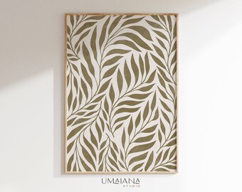 Minimalist Wall Art Plant Print Line Art Printable Wall Art Prints Abstract Art Print Aesthetic Poster Print Digital Prints Wall Art