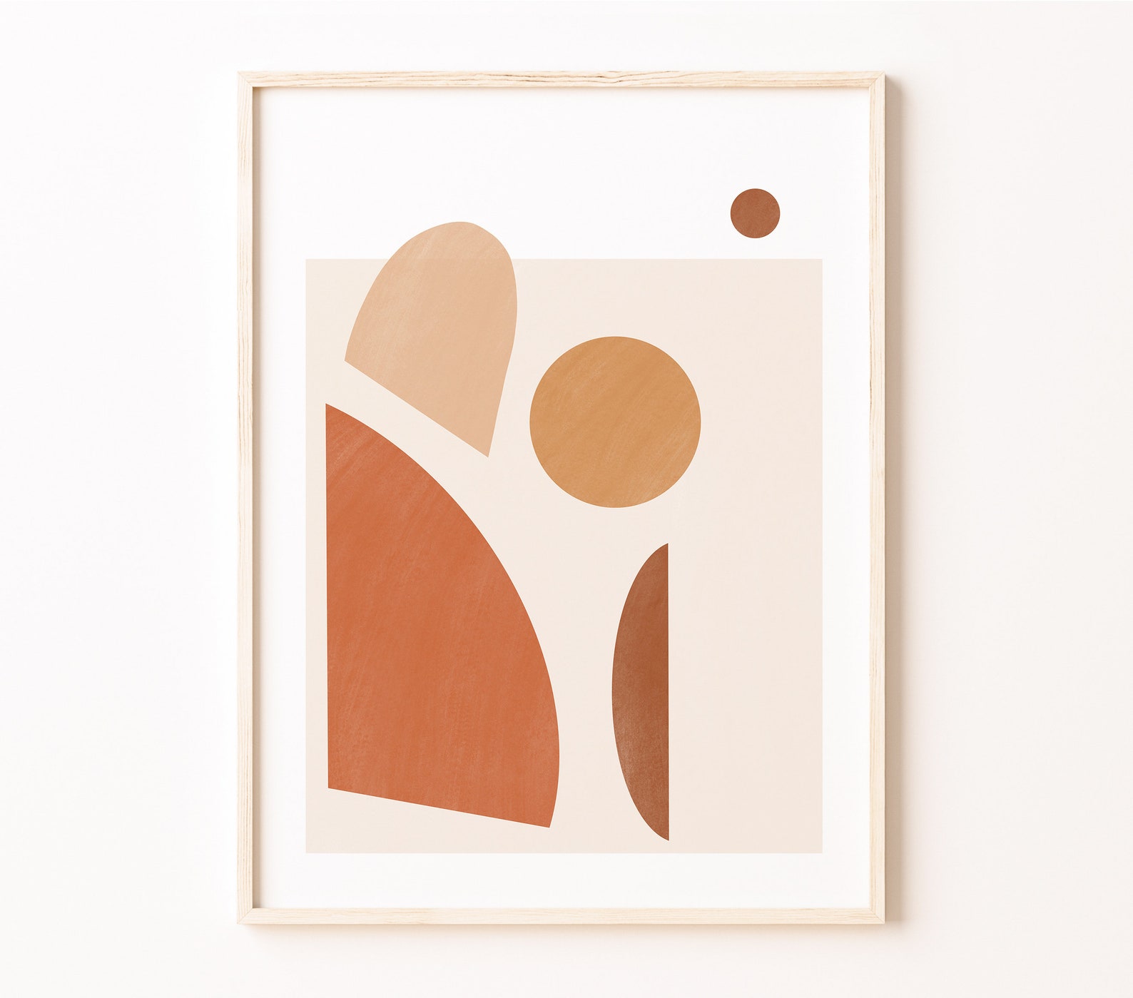 Geometric Printable Wall Art Digital Print Neutral Wall Art - Etsy