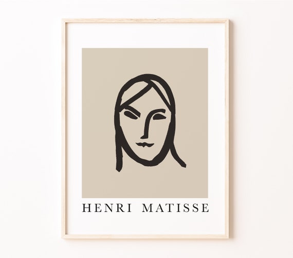 Henri Matisse Abstract Printable Wall Art Instant Download Digital Art Aesthetic Modern Print Neutral Wall Art Boho Decor Minimalist Print