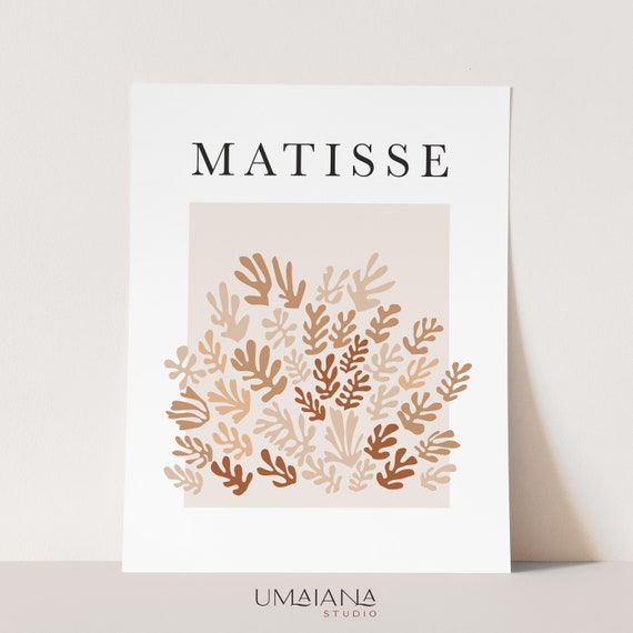 Henri Matisse Abstract Printable Wall Art Instant Download Digital Art Aesthetic Modern Print Neutral Wall Art Boho Decor Minimalist Print