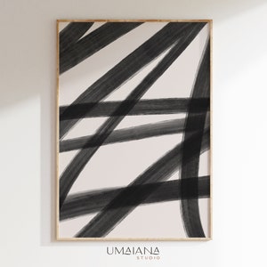 Black and White Wall Art Printable Art Print Abstract Wall Art Prints Contemporary Wall Art Digital Prints Download