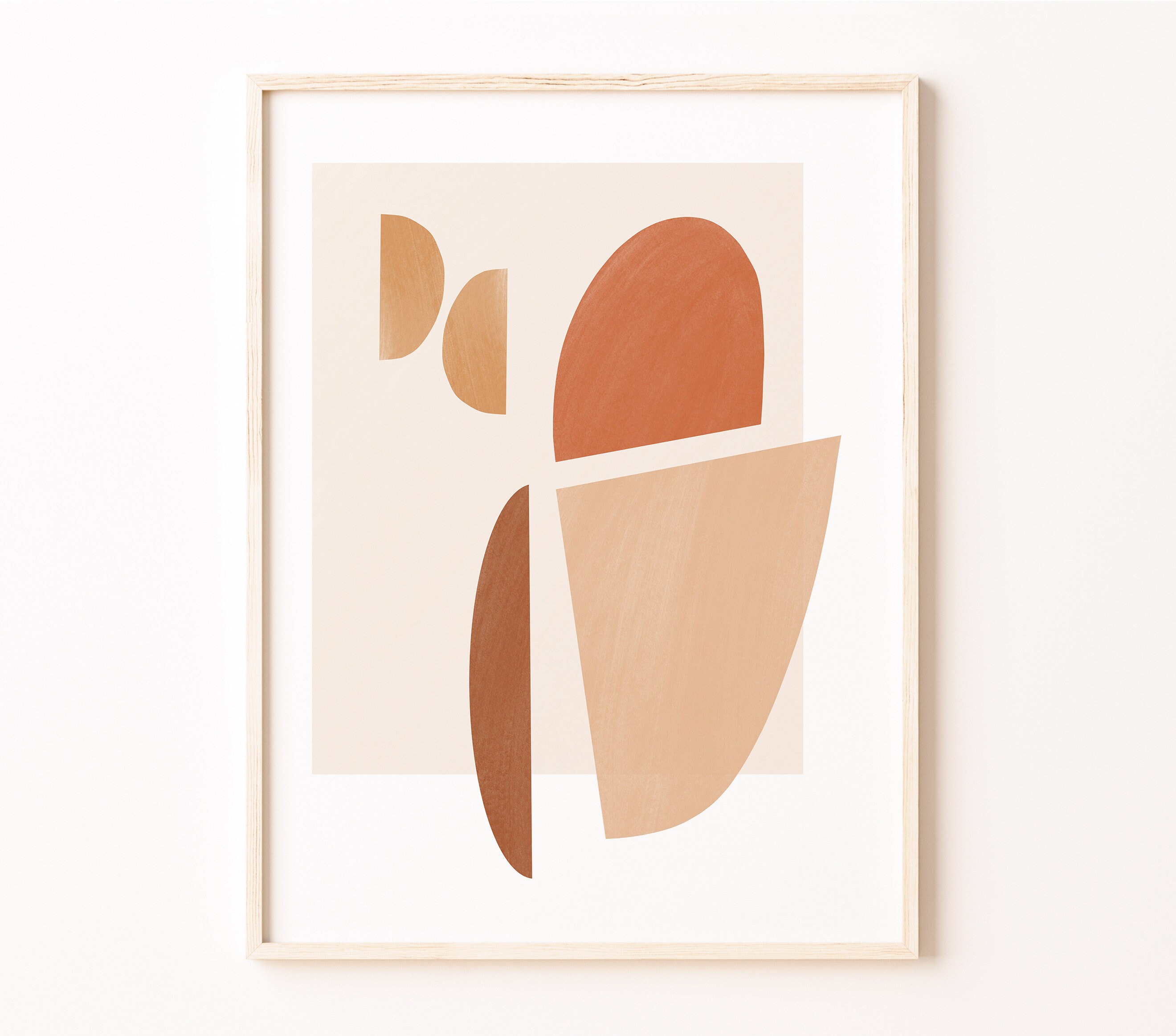 Geometric Printable Wall Art Digital Print Neutral Wall Art - Etsy