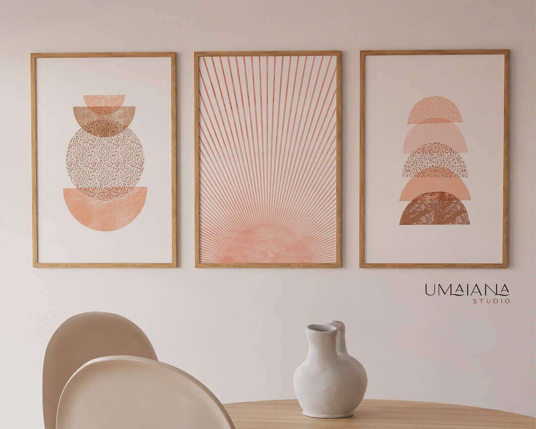 3 Piece Wall Art Printable Wall Art Abstract Art Prints Download ...