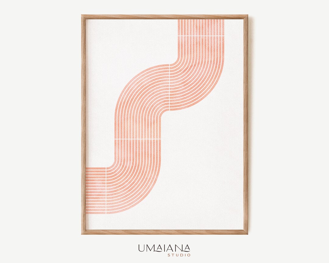 Mid Century Modern Wall Art Printable Wall Art Prints Geometric Wall ...