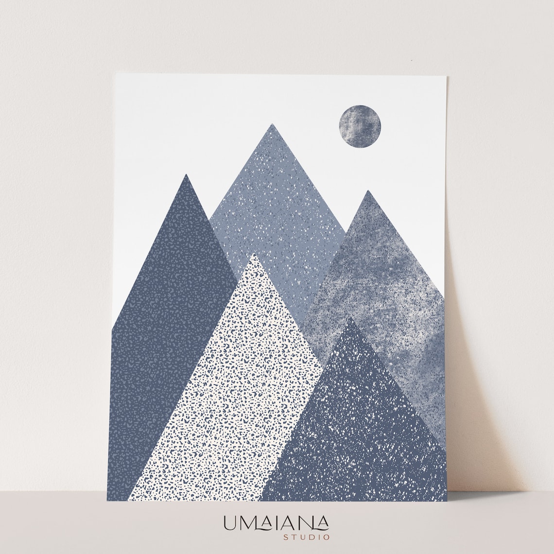 Scandinavian Mountain Art Print Printable Wall Art Digital - Etsy
