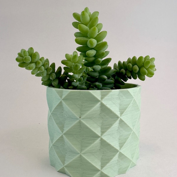 Geometric Plant Pot Etsy