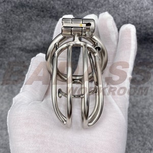 Customizable Streamline Chastity Cage With Integrated Frenum Hook ...