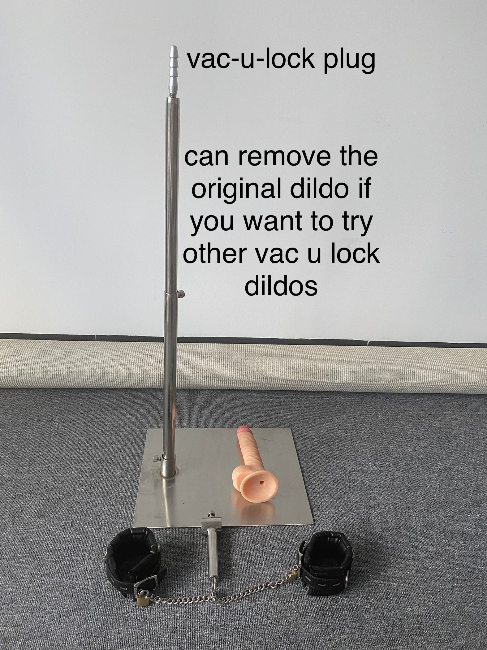 One Bar Prison with Vac U Lock Dildo Etsy