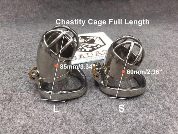 Cage de chasteté masculine Cage à bite en acier inoxydable Facile à faire  pipi Dispositifs de chasteté en métal Contraintes de pénis pour hommes -   Canada
