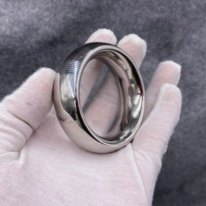 2 Piece Crown Glans Head Ring - 316L Surgical Steel 8mm Penis Glans Ring  (28mm)