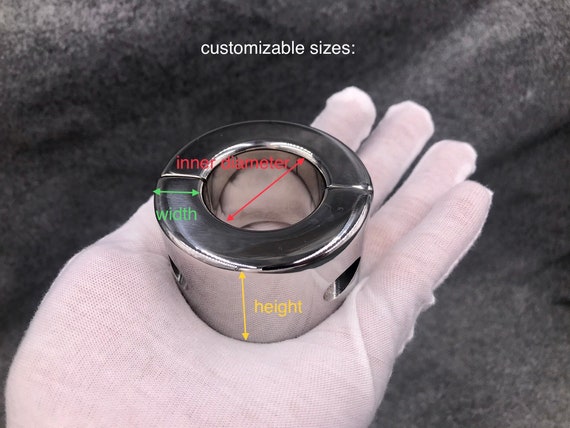 Customized Stainless Steel Scrotum Ring Ball Stretcher Testicle Stretching  Ring 