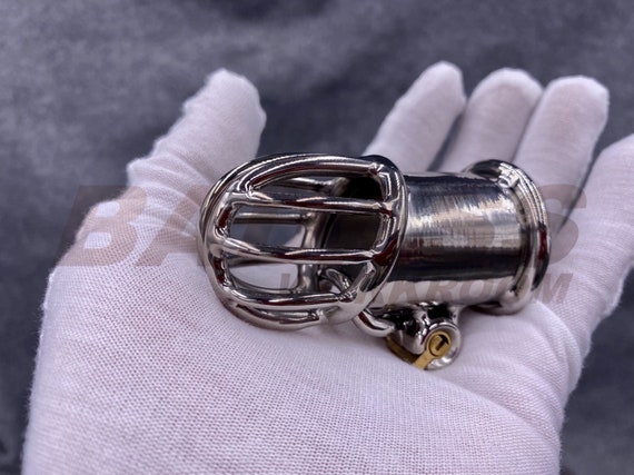 Customize Stainless Steel/ Titanium Chastity Cage With Urethra