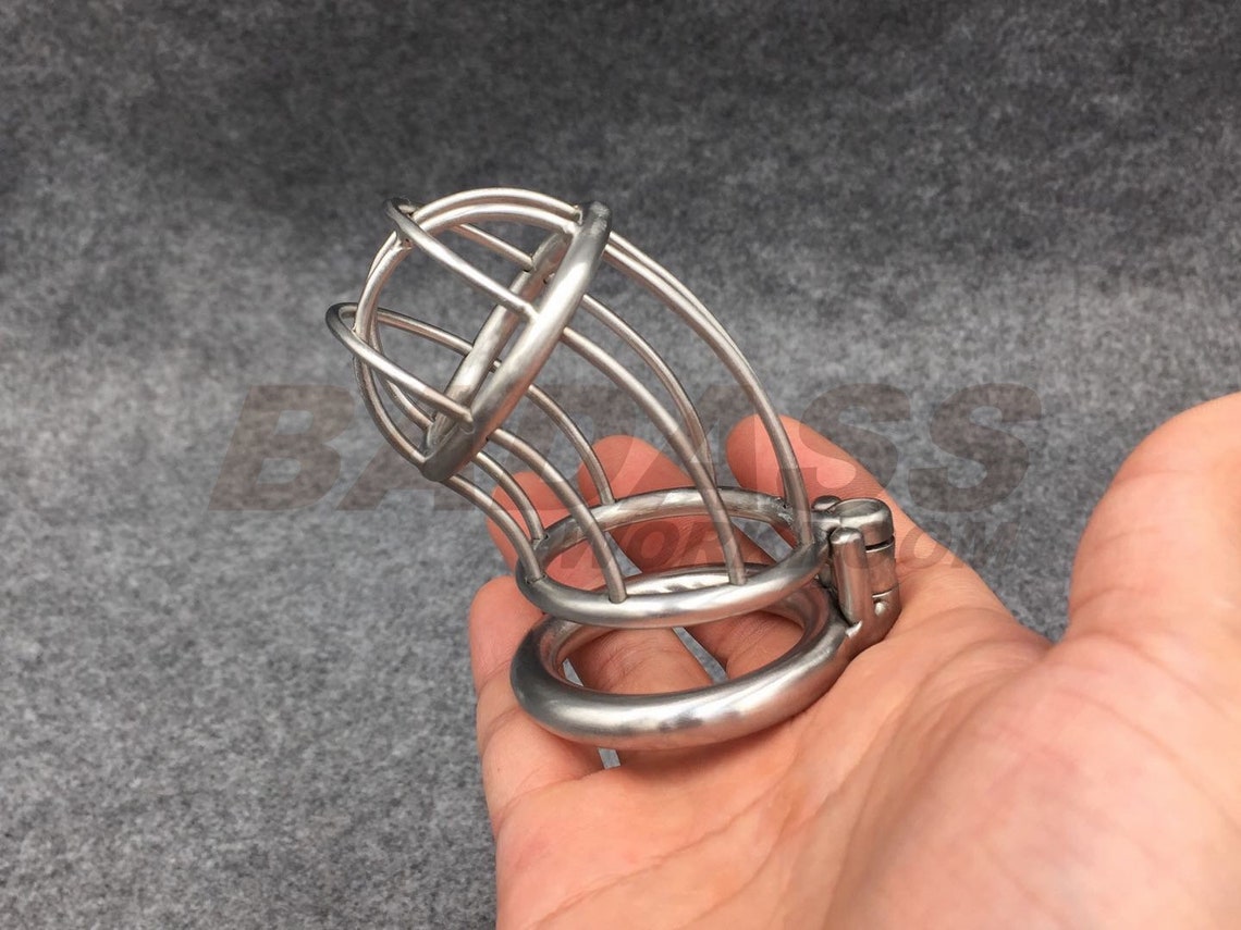 Customize Chastity Cage Dual Lock System Stainless Etsy