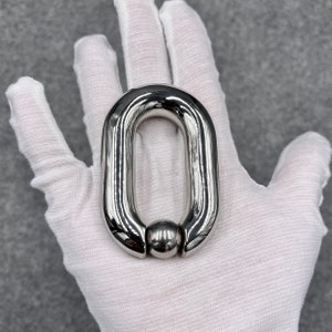 Stainless Steel Heavy Dome Testicle Stretcher Cage –