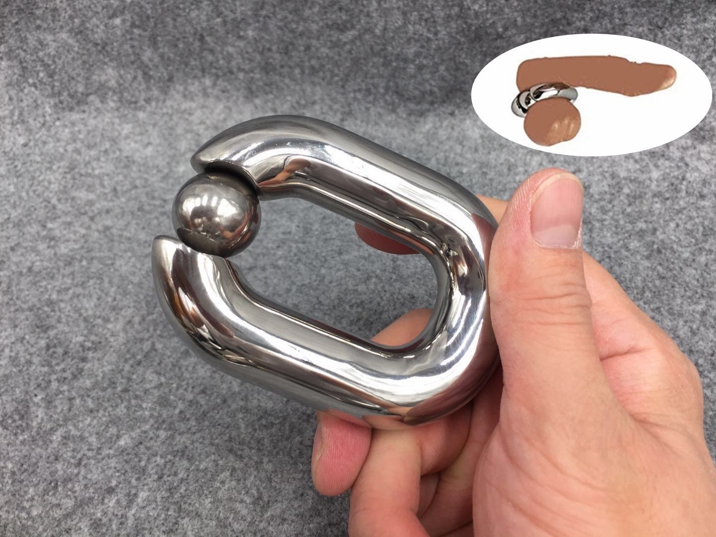 Testicle Stretcher With up to 6 Weights Made of Stainless Steel 