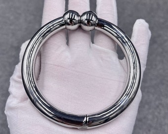 Personnalisez la taille de l'anneau pénien en acier inoxydable à fermeture magnétique