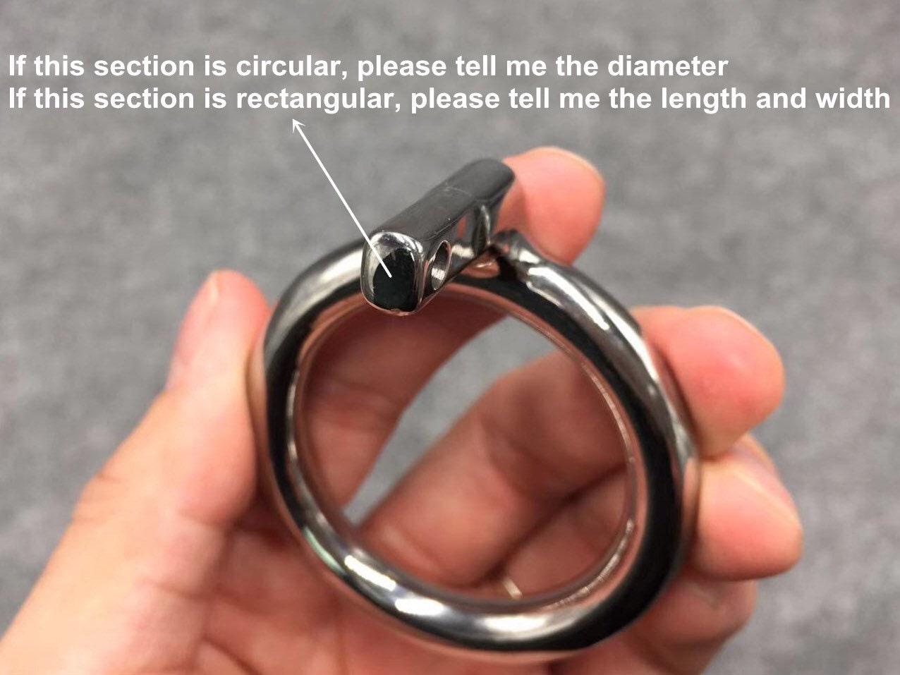 Customize Separate Base Ring for Chastity Cages Using Padlock | Etsy
