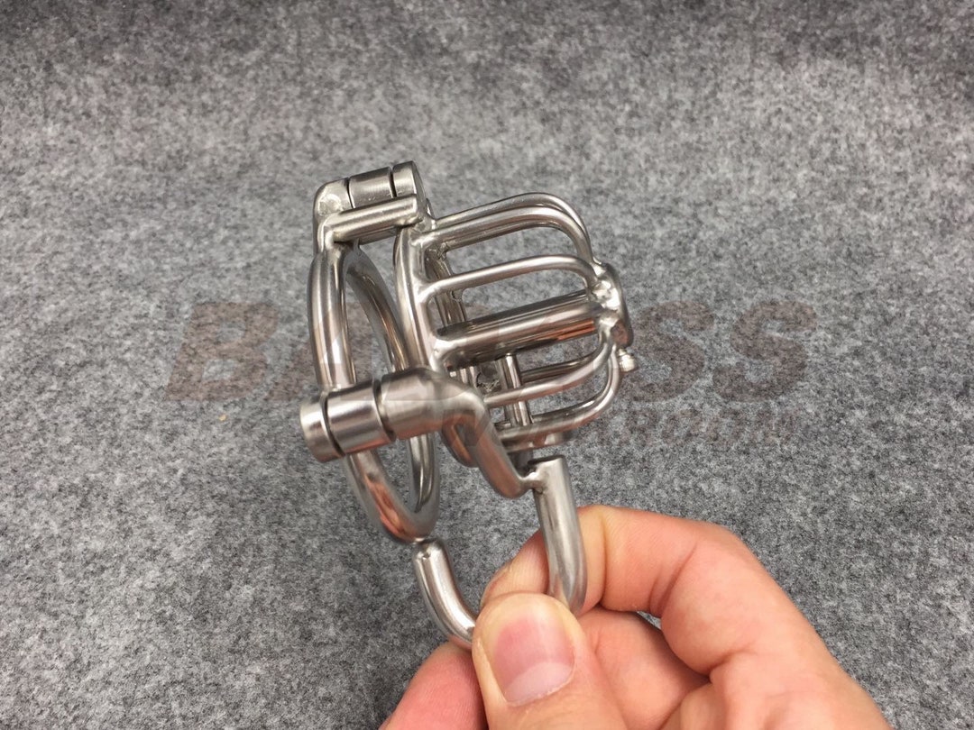 Customize Permanent Chastity Cage With PA Wand Stainless - Etsy Ireland