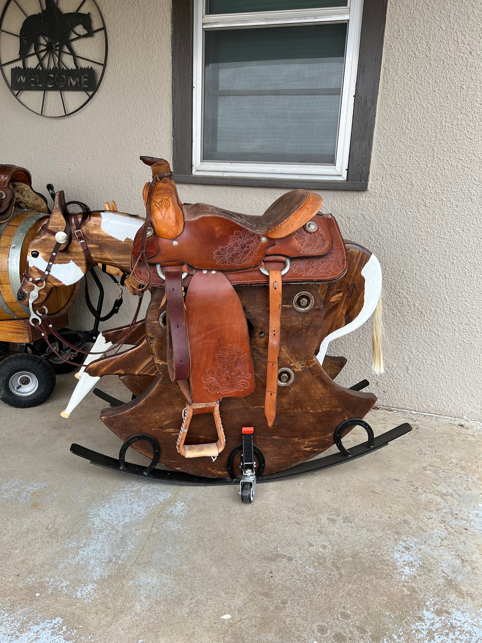 The Rocking Co Adult Size Rocking Horse - Etsy