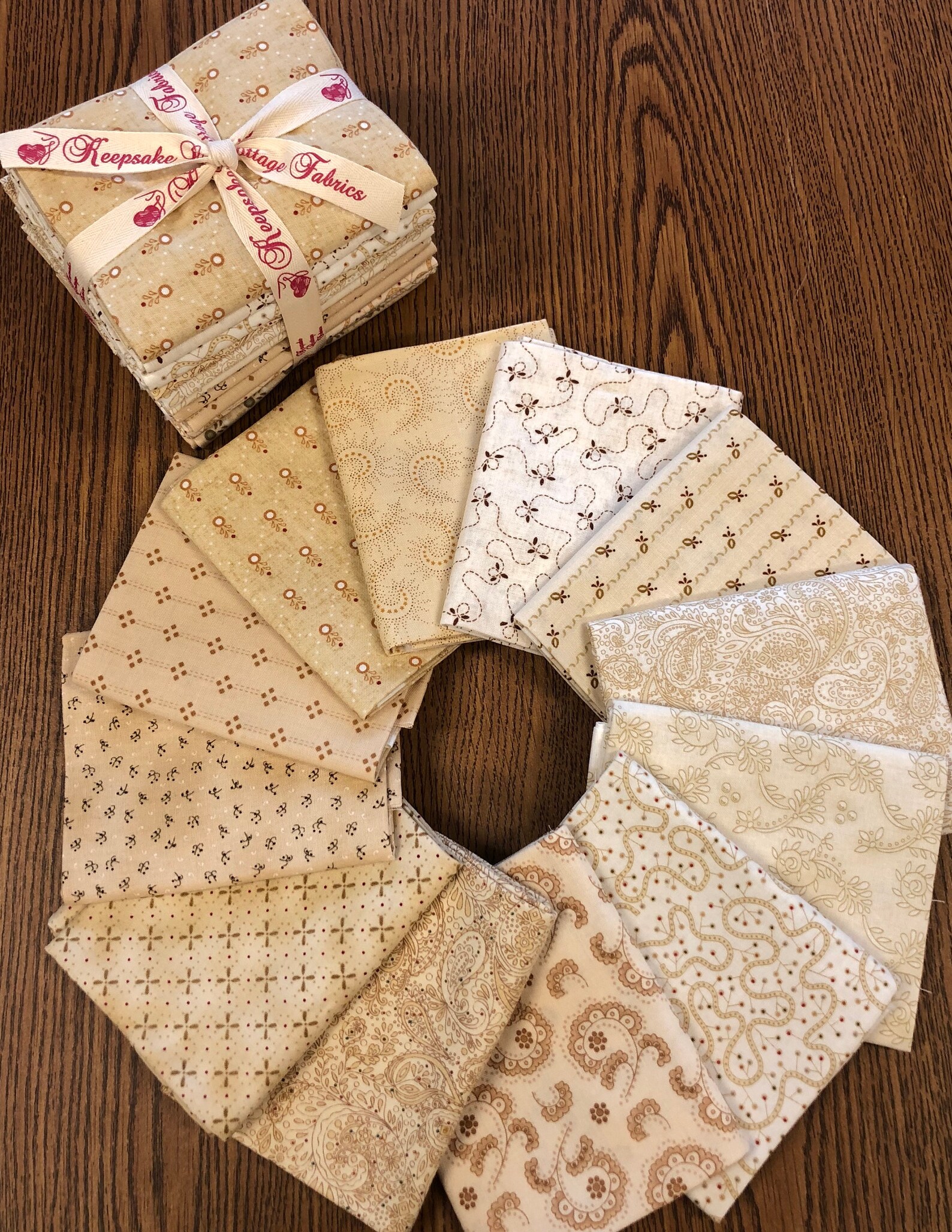 Butter Churn Basics Fat Quarter Bundle by Kim Diehl Etsy