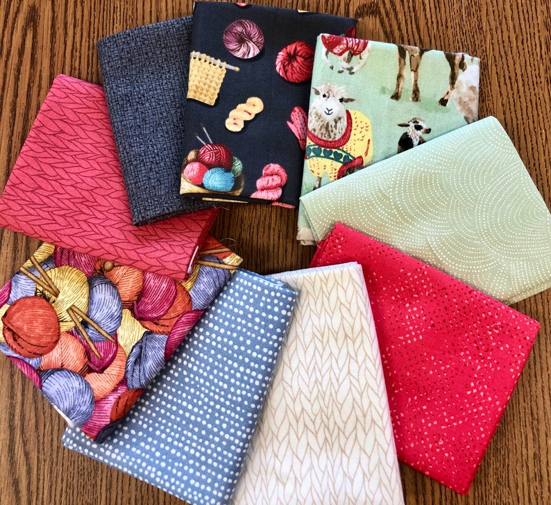 Knit N Purl Fat Quarter Bundle Etsy