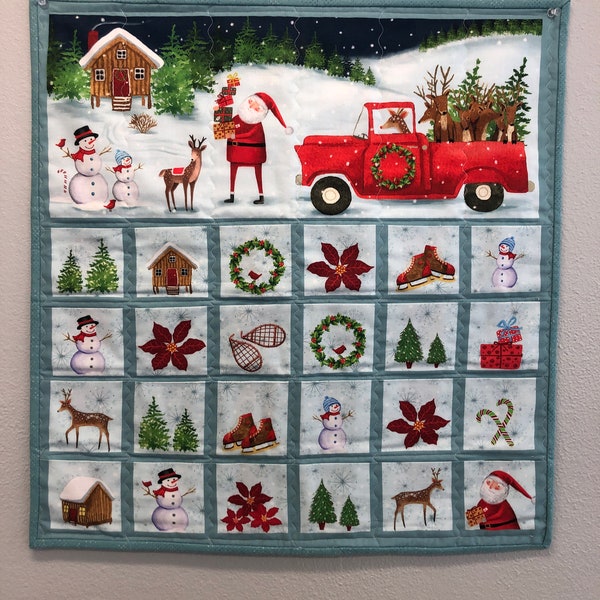 Advent Calendar Quilt Kit Etsy