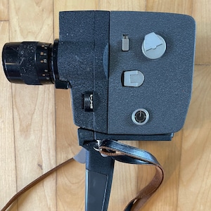 Vintage Sankyo 8-Z Auto Zoom Movie Camera with instruction book and original box