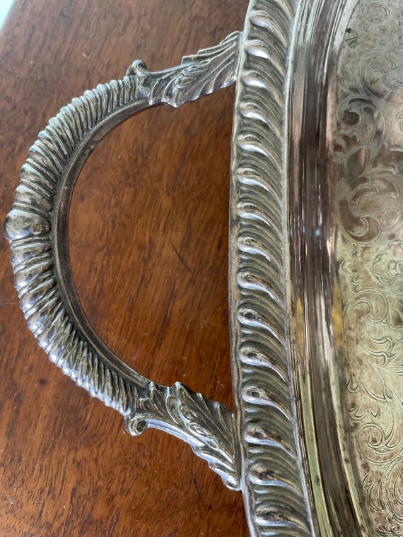 An Attractive Viking Plate Silver Coffee/tea Set on a Serving Tray