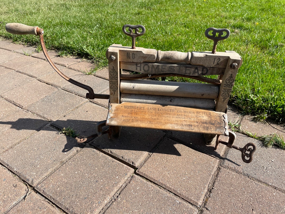 Antique Clothes Wringer Made in the Hamilton Ontario Canada by Etsy