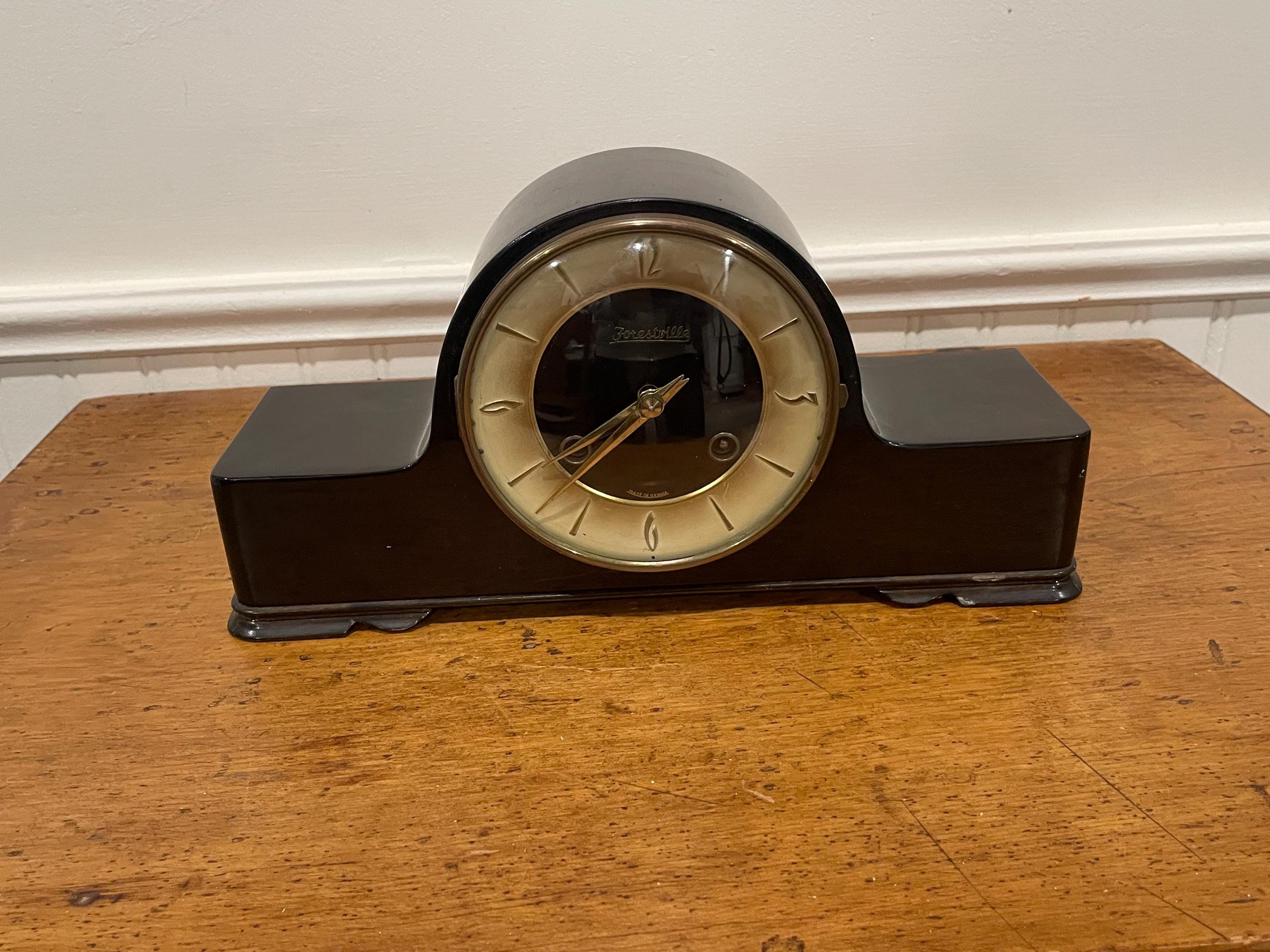 FORESTVILLE Mantle Clock, Assembled in Canada, Works With Key