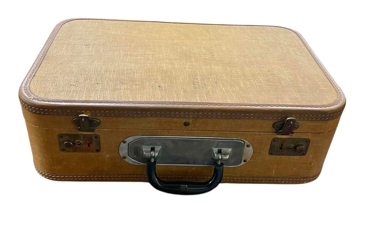 Rare Iro-case 1940s Janis Inc. Manchester NH Suitcase With Travel