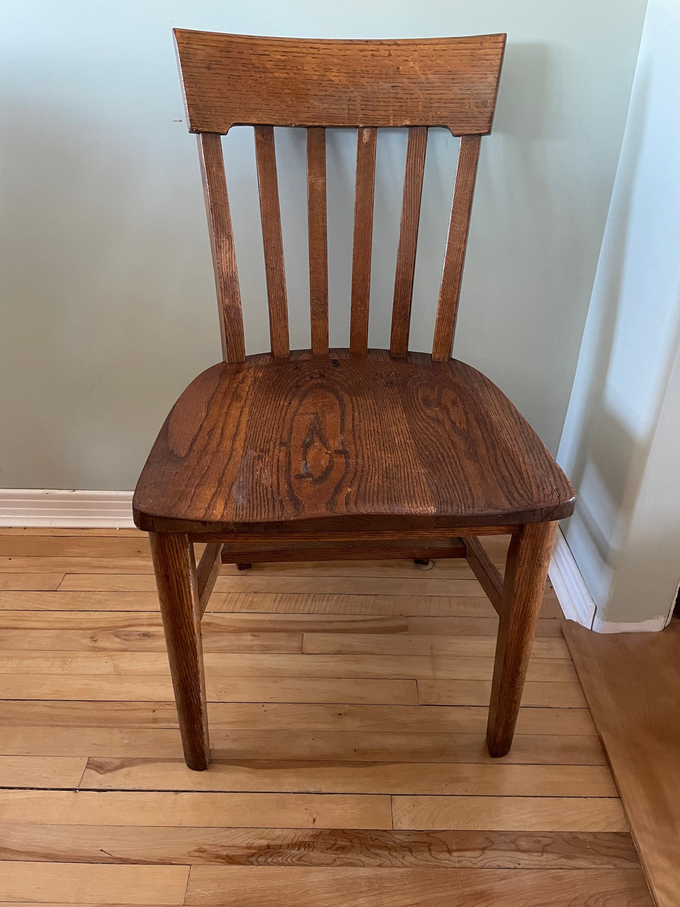 H krug oak office chair clearance
