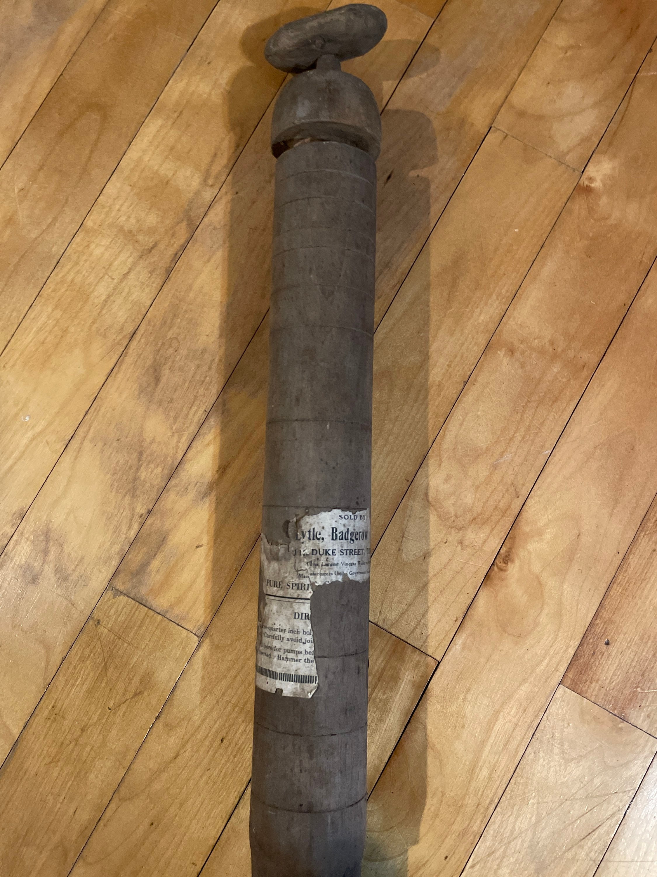 Antique Wooden Barrel Pump From the 1800's in Good Etsy