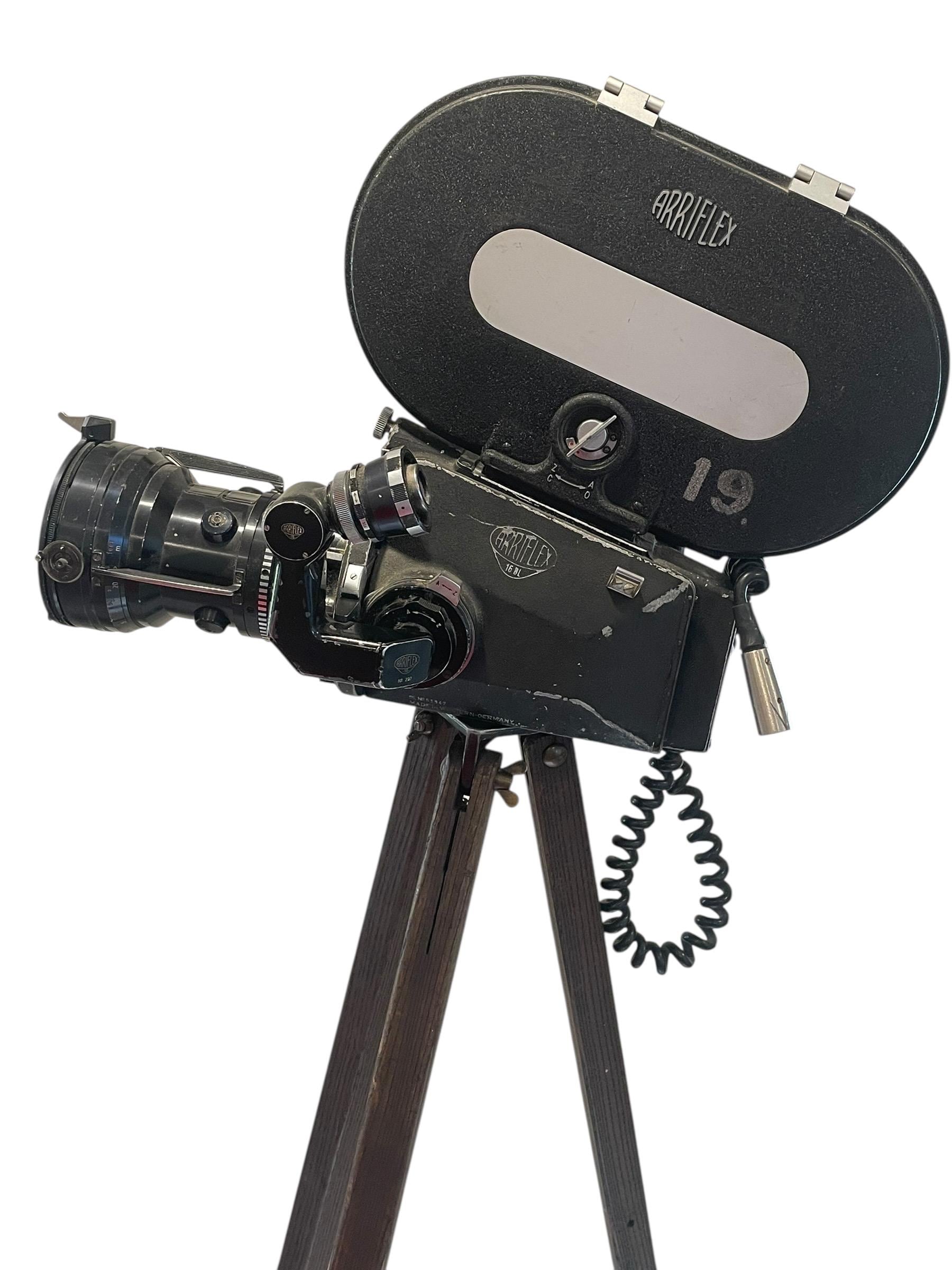 Vintage Arriflex 16BL 16mm Motion Picture Camera With Angenieux 12