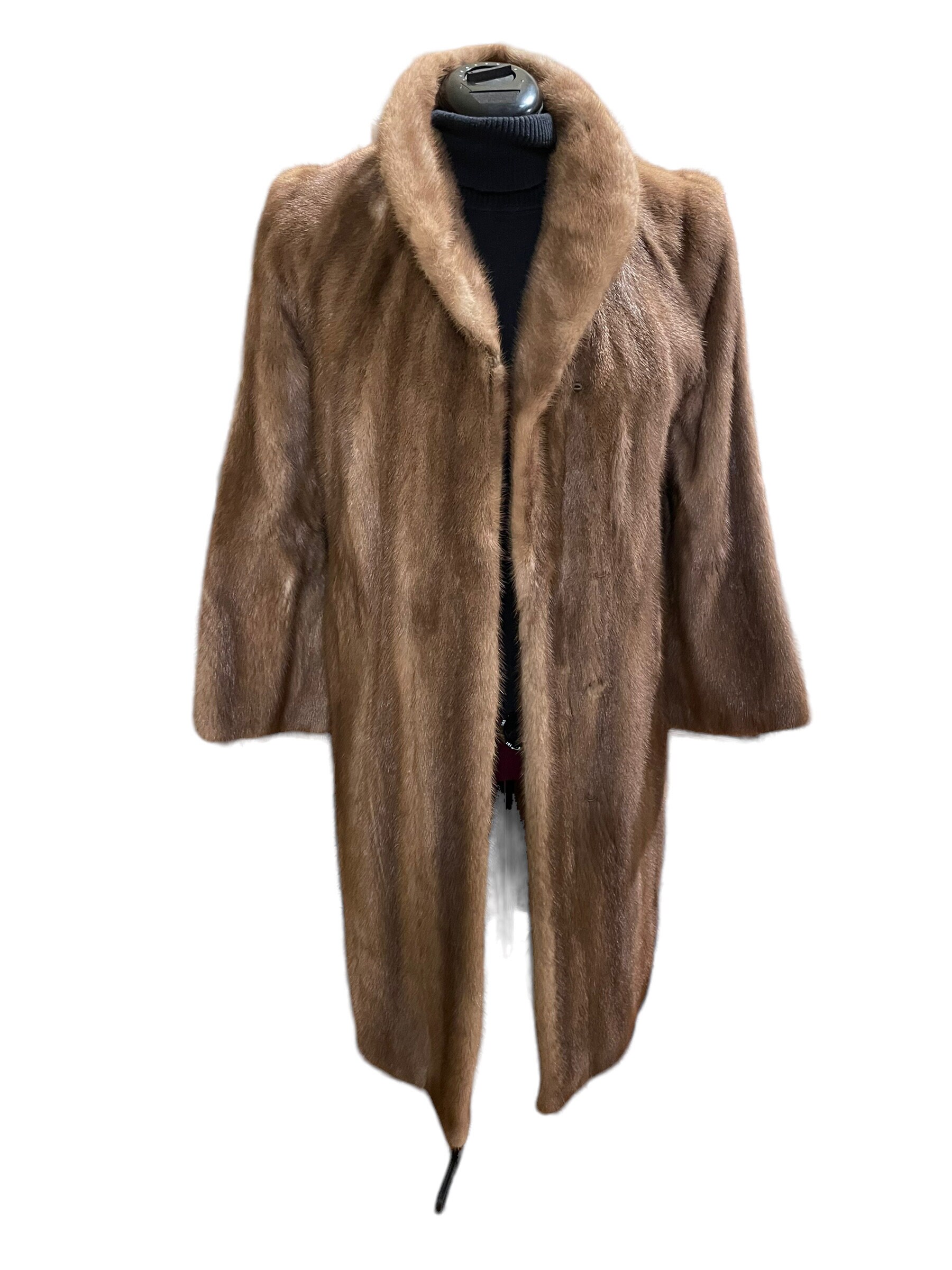 saitoh furs 高級ファーコート　ミンク　カナダ製 ブラウン　サイズ14 saitoh furs 高級ファーコート ミンク カナダ製 ブラウン サイズ14