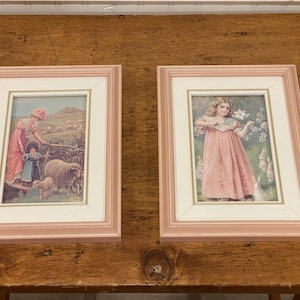 Two framed prints from antique litographs