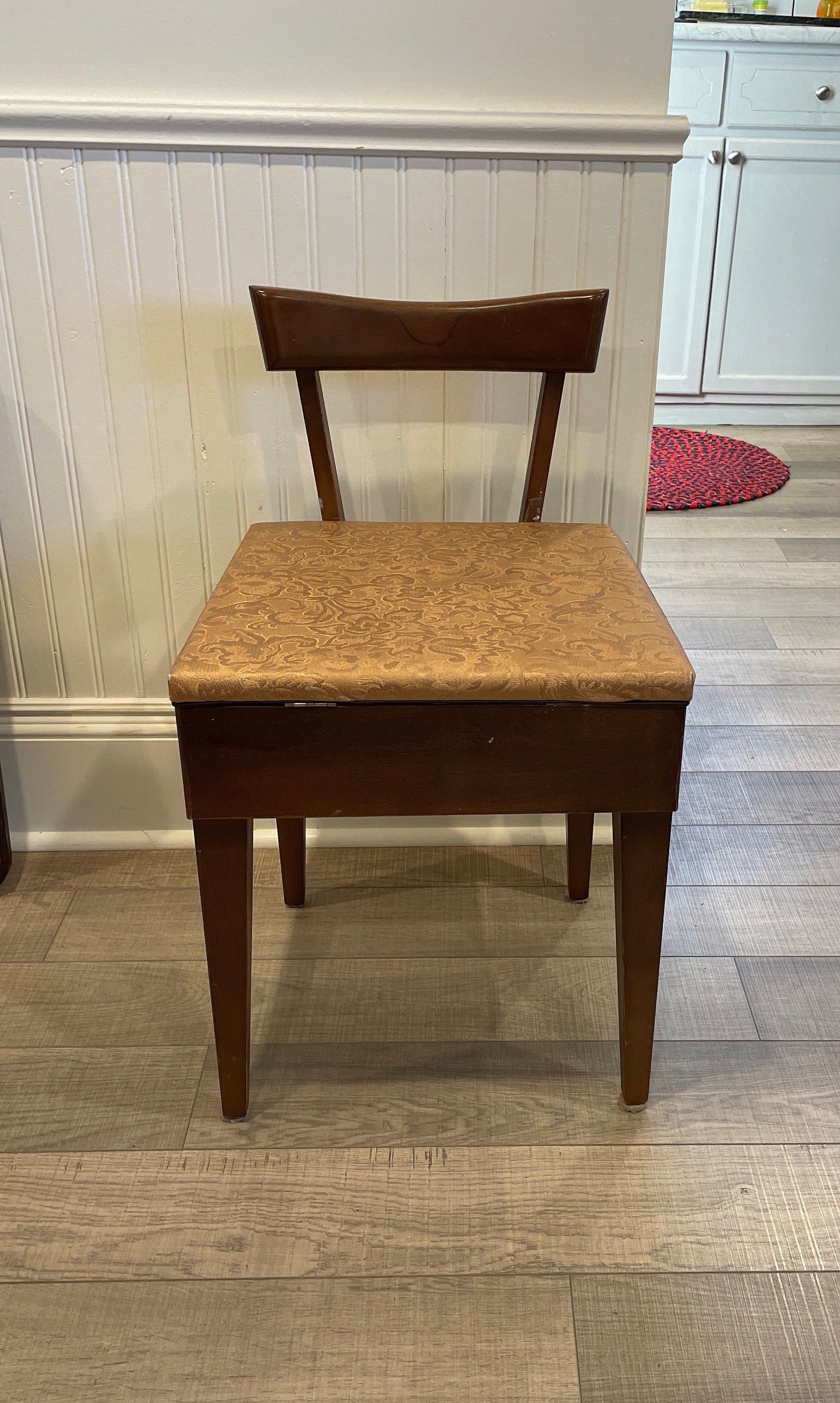 Sewing chair with drawer hotsell